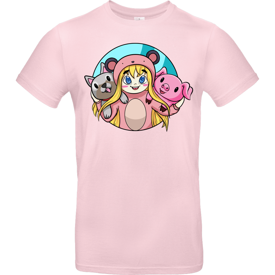 Isy Isy - Isy&Pets T-Shirt B&C EXACT 190 - Light Pink
